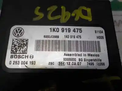 Second-hand car spare part electronic module for volkswagen eos (1f7) 1.6 16v fsi oem iam references 1k0919475fz01 0263004193 1k0919475