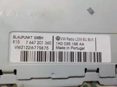 Pièce détachée automobile d'occasion système audio / radiocd pour volkswagen golf vi variant (aj5) advance références oem iam 1k0057187ax  1k0035186aa