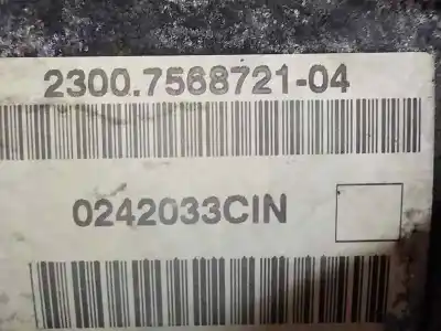 Pezzo di ricambio per auto di seconda mano riduttore per mini mini (r56) 1.6 16v diesel cat 109 cv / 80 kw riferimenti oem iam 23007573475  756872104