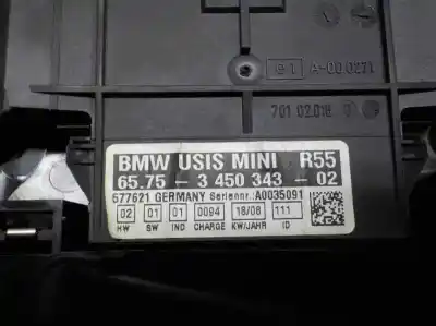 Автозапчасти б/у внутренняя лампа за mini mini (r56) 1.6 16v diesel cat 109 cv / 80 kw ссылки oem iam 61319284415  6575345034302