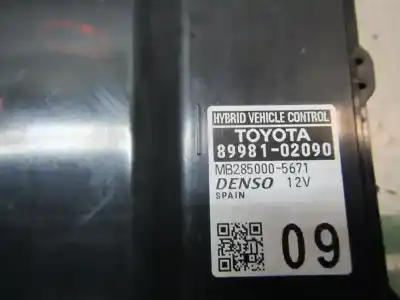 Peça sobressalente para automóvel em segunda mão módulo eletrônico por toyota corolla hybrid referências oem iam 8998102090 mb2850005671 8998102090
