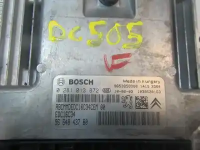 Second-hand car spare part ecu engine control for peugeot 207 premium oem iam references   