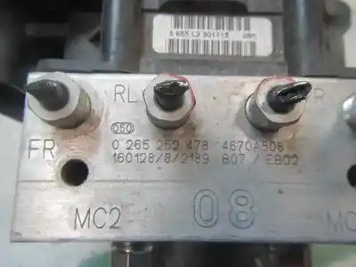 Peça sobressalente para automóvel em segunda mão abs por citroen c-zero seduction referências oem iam 1609670680 0265252478 0265252478