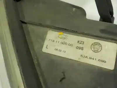 Автозапчасти б/у левая противотуманная фара за skoda rapid spaceback (nh1) 1.6 tdi ссылки oem iam 5ja941701  5ja941699