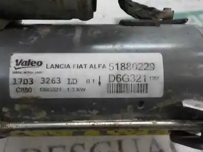 Peça sobressalente para automóvel em segunda mão motor de arranque por citroen nemo 1.3 hdi fap referências oem iam   