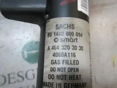 Second-hand car spare part front right shock absorber for smart forfour 1.5 cdi cat oem iam references   