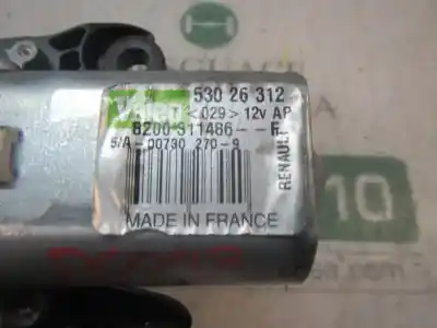 Second-hand car spare part rear windshield wiper motor for renault twingo authentique oem iam references   