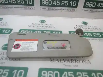 Second-hand car spare part right sunshade for chevrolet aveo 1.2 cat oem iam references 