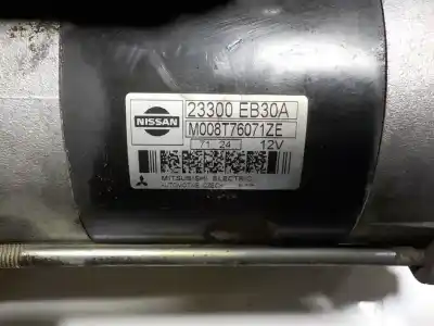 Second-hand car spare part starter motor for nissan navara pick-up (d40m) 2.5 dci cat oem iam references 23300eb30a m008t76071ze 23300eb30a