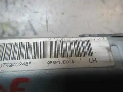Second-hand car spare part front left curtain airbag for nissan qashqai / qashqai +2 i (j10, nj10, jj10e) 2.0 dci oem iam references 985p1jd00a  985p1jd00a
