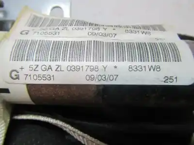 Pièce détachée automobile d'occasion airbag de toit avant gauche pour peugeot 207 1.4 hdi références oem iam   