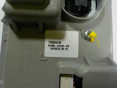 Автозапчастина б/у внутрішній лампа для toyota yaris cross 1.5 vvti 16 v 55 kw посилання на oem iam 81260k0100b0  81260k0100b0