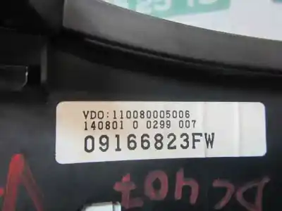 Pièce détachée automobile d'occasion compteur de vitesse tableau de bord pour opel corsa c 1.8 16v références oem iam   