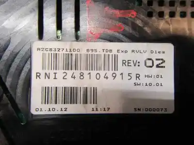 Pezzo di ricambio per auto di seconda mano pannello degli strumenti per renault megane iv berlina 5p business riferimenti oem iam 248104915r a2c83271100 248104915r