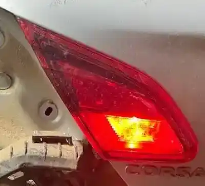 Автозапчасти б/у внутренний левый задний фонарь за opel corsa d (s07) 1.4 (l08 l68) ссылки oem iam 13454500 028750411206 39012623