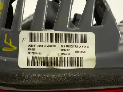 Recambio de automóvil de segunda mano de piloto trasero izquierdo interior para bmw x3 (f25) 2.0 turbodiesel referencias oem iam 7217313  63217217313