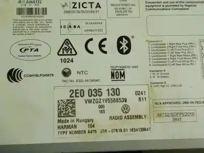 Автозапчасти б/у аудиосистема / радио cd за man tge kasten (uy) 2.0 tdi ссылки oem iam 65281016000  2e0035130