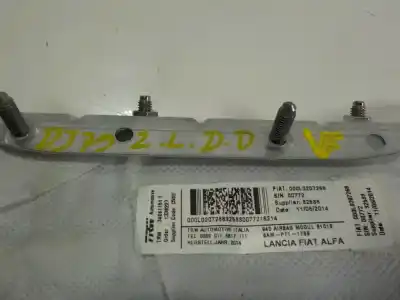 Автозапчастина б/у передня права бічна подушка безпеки для alfa romeo giulietta (191) 1.4 turbo cat посилання на oem iam 50537041  000l020768