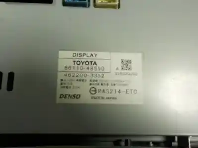 Second-hand car spare part multifunction display for lexus rx 450h oem iam references 8611048590 4622003352 8611048590