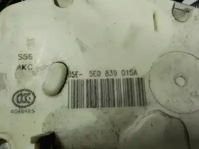 Автозапчастина б/у замок дверей заднього лівого для seat toledo iv (kg3) 1.6 tdi посилання на oem iam 5e0839015a  5e0839015a