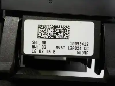 Автозапчастина б/у управління світлом для ford kuga (cbs) 2.0 tdci cat посилання на oem iam 1787264  av6t13a024cc