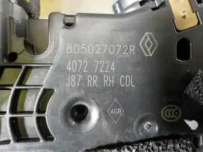 Автозапчасти б/у замок задней правой двери за renault captur 1.2 tce energy ссылки oem iam 805027072r 40727224 805027072r