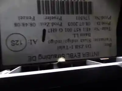 Автозапчасти б/у панель приборов за audi a8 d3 (4e2, 4e8) 4.0 tdi quattro ссылки oem iam 4e1857003d6h7 4e0880203c 4e0880203c