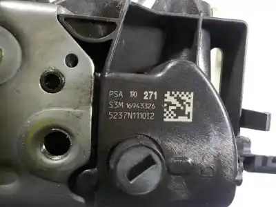 Автозапчастина б/у замок передній праві двері для citroen c-elysee (dd_) 1.6 bluehdi 100 посилання на oem iam 9819027180 5237n1110i2 16943326