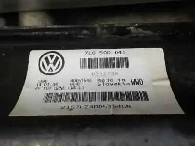 Автозапчастина б/у задня вісь для volkswagen touareg (7la, 7l6, 7l7) 2.5 r5 tdi посилання на oem iam 7l0599030l  7l0500041