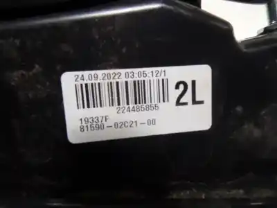 Second-hand car spare part interior left tailgate light for toyota corolla (e21) sedan 1.8 16v hybrid oem iam references 8159102c41 224485855 8159002c2100