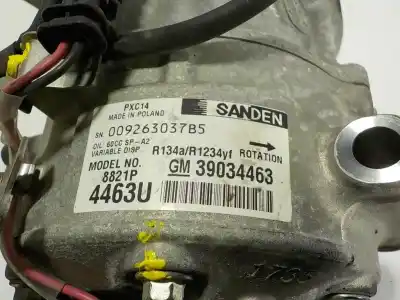 Автозапчасти б/у компрессор кондиционера воздуха за opel astra k lim. 5türig dynamic ссылки oem iam 39076799 009263037bs 39034463