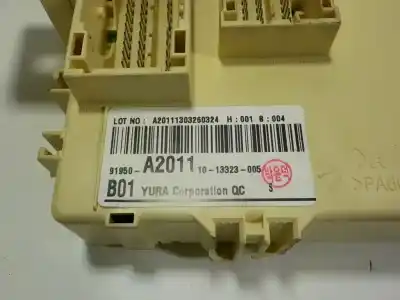 Second-hand car spare part fuse box unit for kia cee´´d 1.4 crdi cat oem iam references 91950a2011 a20111303260324 91950a2011