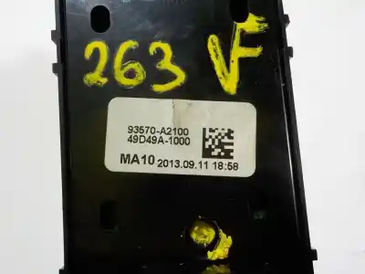 Second-hand car spare part left front power window switch for kia cee´´d 1.4 crdi cat oem iam references 93570a2100wk 49d49a1000 93570a2100