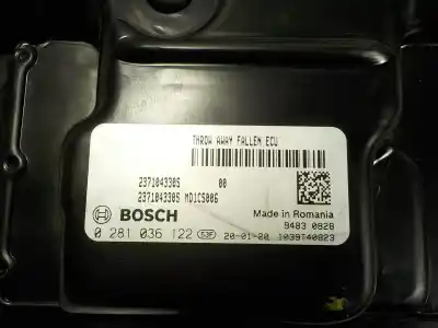 Peça sobressalente para automóvel em segunda mão centralina de motor uce por renault talisman 1.7 blue dci diesel fap referências oem iam 237104330s 0281036122 237101662s
