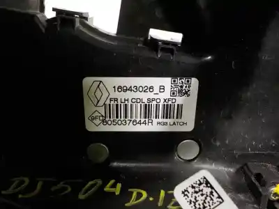 Second-hand car spare part left front door lock for renault talisman 1.7 blue dci diesel fap oem iam references 805036889r 16943026b 805037644r