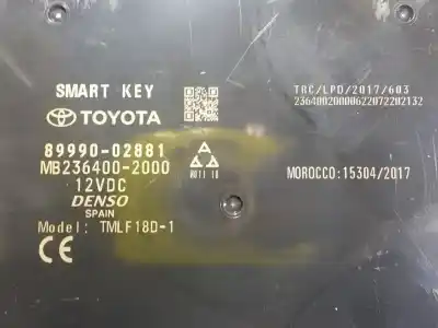 Second-hand car spare part electronic module for toyota corolla (e21) sedan 1.8 16v hybrid oem iam references  mb2364002000 8999002881