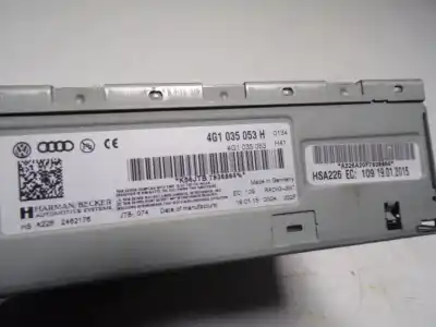 Pièce détachée automobile d'occasion système audio / radiocd pour audi a4 berlina (b8) 2.0 16v tdi références oem iam 4g1035053h  4g1035053h