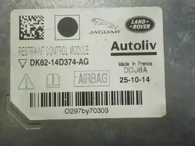 Автозапчасти б/у блок управления подушками безопасности за land rover range rover evoque (l538) 2.2 d 4x4 ссылки oem iam lr072410  dk6214d374ag