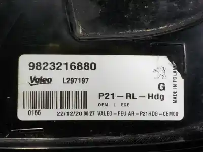 Автозапчастина б/у лівий ход ліхар для peugeot 208 (p2) 1.2 puretech посилання на oem iam 9823216880 l297197 9823216880