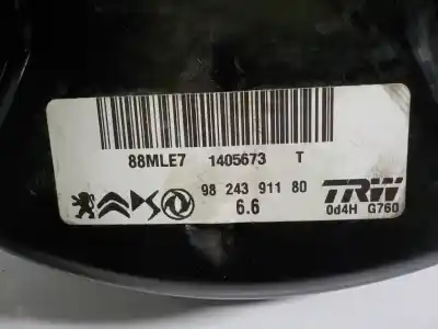 Автозапчастина б/у гальмівний серво для peugeot 208 (p2) 1.2 puretech посилання на oem iam 1643581280 1405673 9824391180