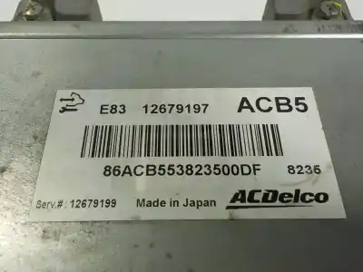 Second-hand car spare part ecu engine control for opel corsa d (s07) 1.4 (l08 l68) oem iam references 12679199 86acb553823500df 12679197