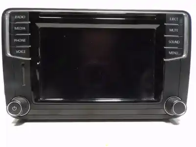Second-hand car spare part audio system / radio cd for volkswagen tiguan (5n2) 2.0 tdi oem iam references 5k7035200d  5k7035200d