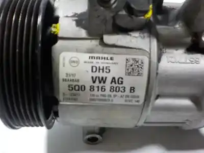 Автозапчастина б/у компресор кондиционера для skoda rapid (nh3, nk3, nk6) 1.6 tdi посилання на oem iam 5q0816803d  5q0816803b