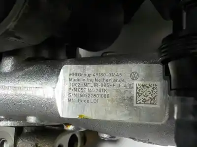 Автозапчасти б/у турбокомпенсатор за cupra formentor (km7, kmp) 1.5 tsi ссылки oem iam 05e145701k  4918001645
