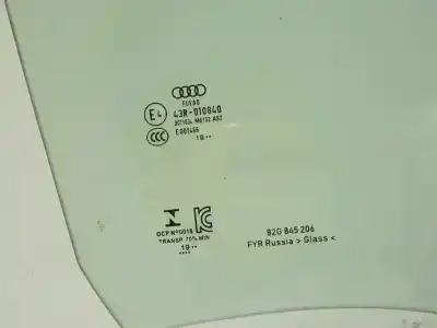 Tweedehands auto-onderdeel glas achter rechts deur voor audi a1 sportback (gba) 1.5 16v tsi act oem iam-referenties 82g845206  82g845206