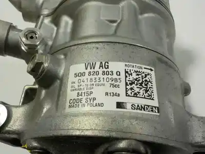 Tweedehands auto-onderdeel airconditioning compressor voor audi a1 sportback (gba) 1.5 16v tsi act oem iam-referenties 5q0820803q  5q0820803q