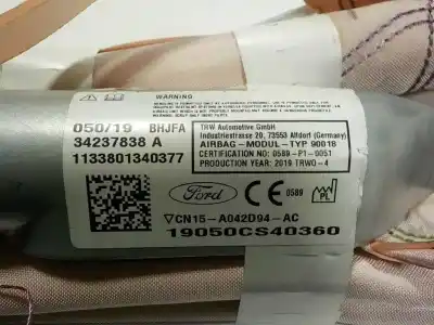 Автозапчастина б/у передня права подушка безпеки для ford ecosport (cr6) 1.0 ecoboost cat посилання на oem iam 1801977 34237838a cn15a042d94ac