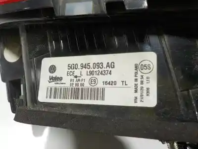 Автозапчастина б/у внутрішній лівий задній ліхар для volkswagen golf vii lim. (bq1) 1.5 16v tsi act посилання на oem iam 5g0945093ag  5g0945093ag
