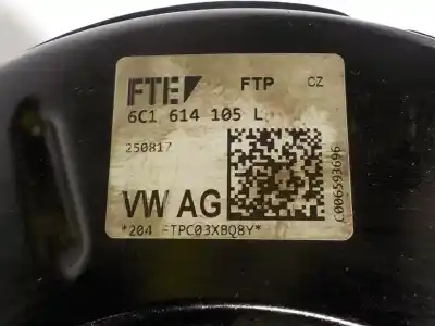 Автозапчастина б/у гальмівний серво для skoda rapid (nh3, nk3, nk6) 1.6 tdi посилання на oem iam 6c1614106e 250817 6c1614105l