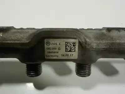 Автозапчастина б/у рампа инжектора для skoda rapid (nh3, nk3, nk6) 1.6 tdi посилання на oem iam 04l130089g 0645904 04l089g
